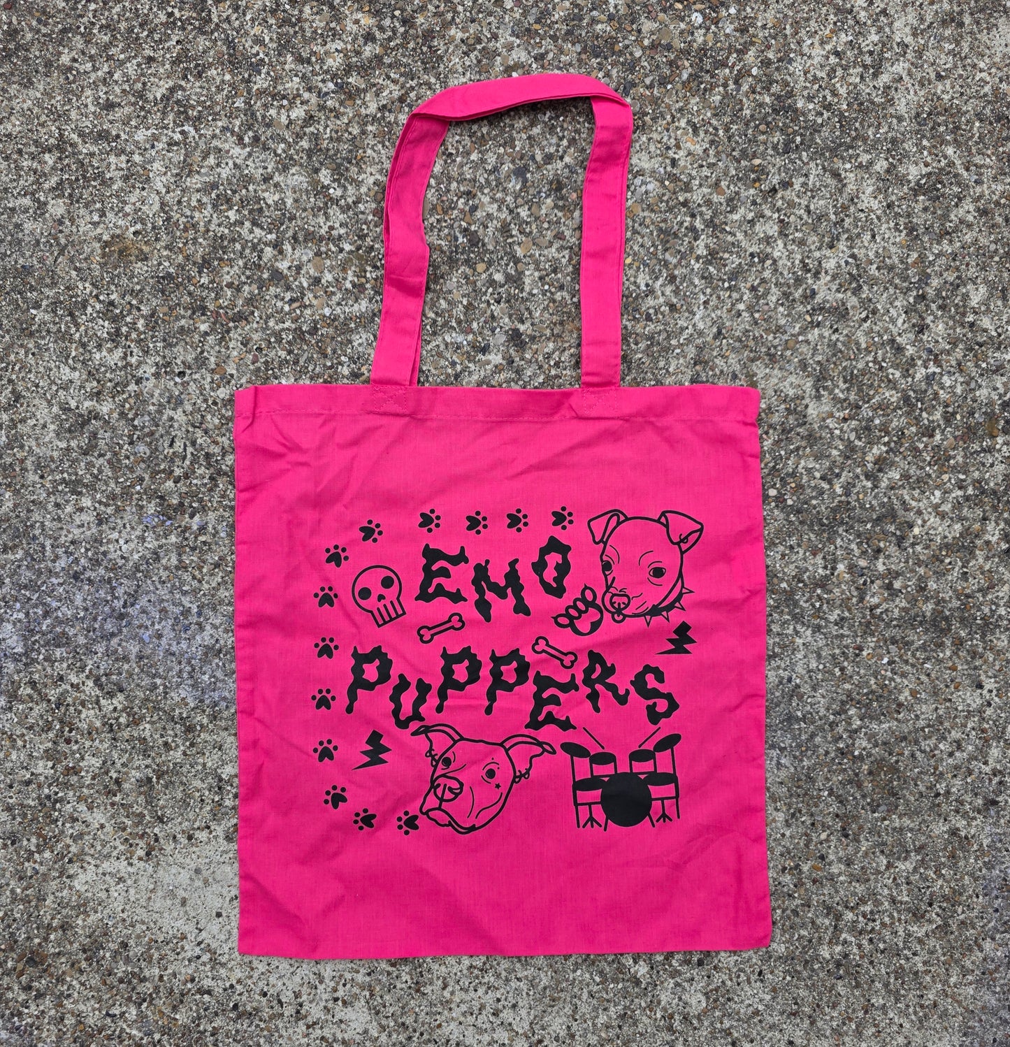 Emo Puppers Tote Bag