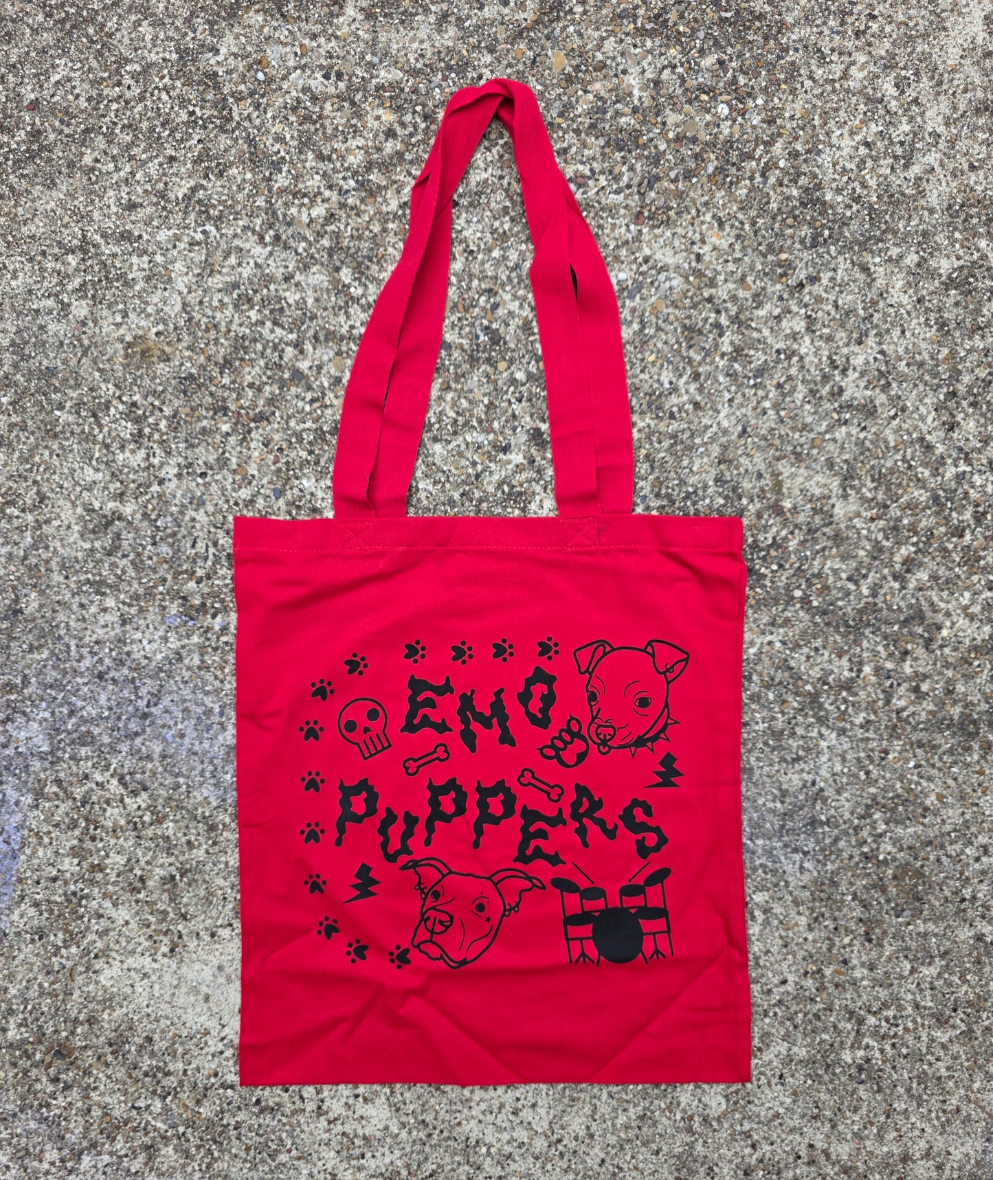 Emo Puppers Tote Bag