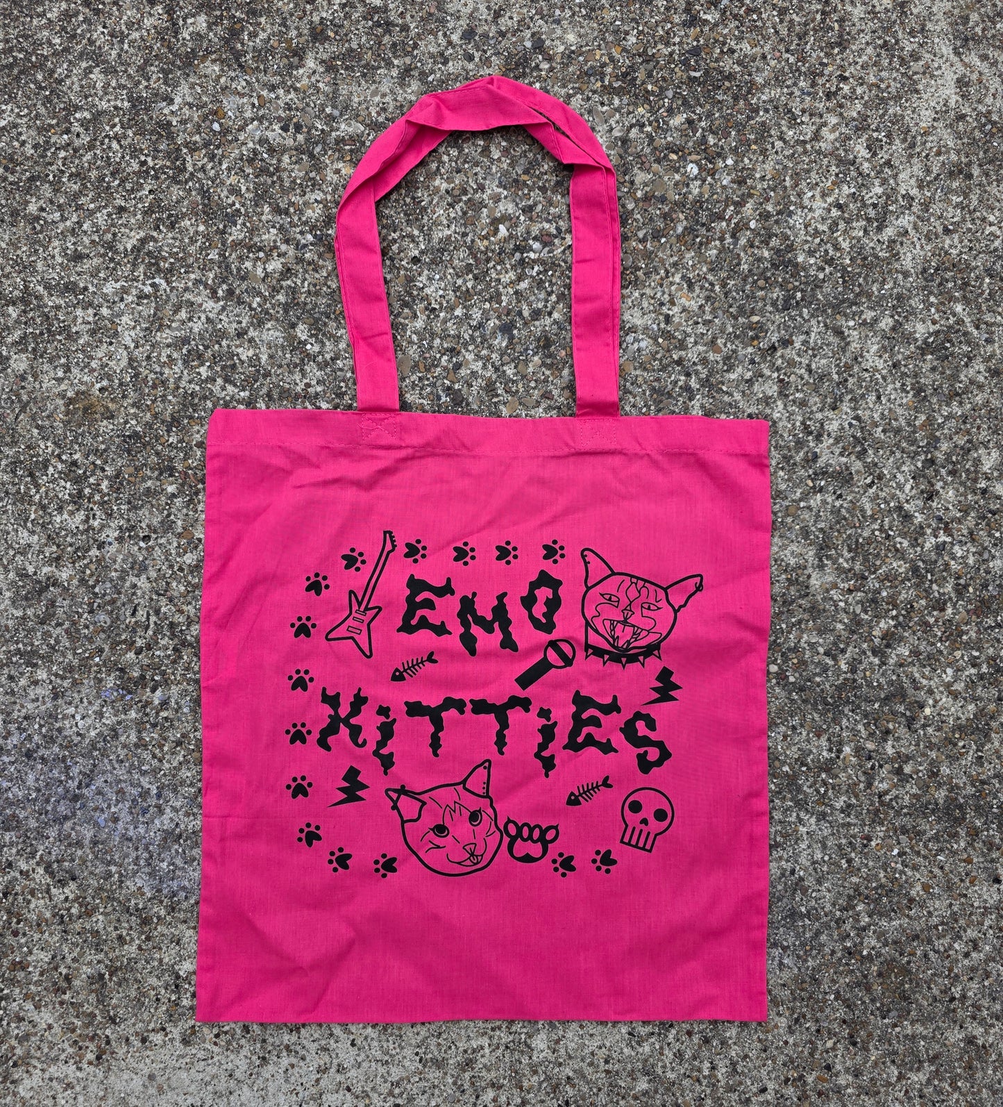 Emo Kitties Tote Bag