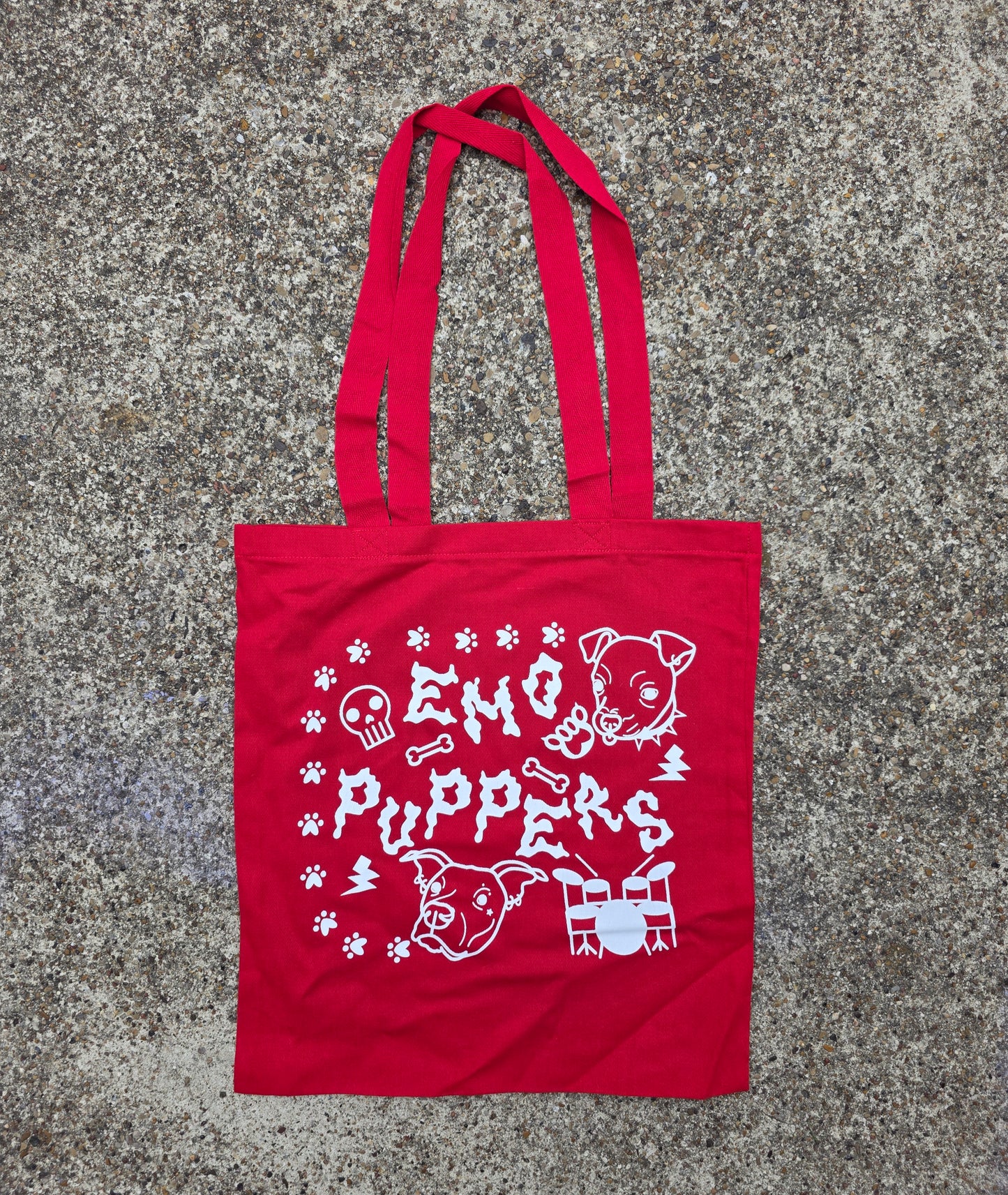 Emo Puppers Tote Bag