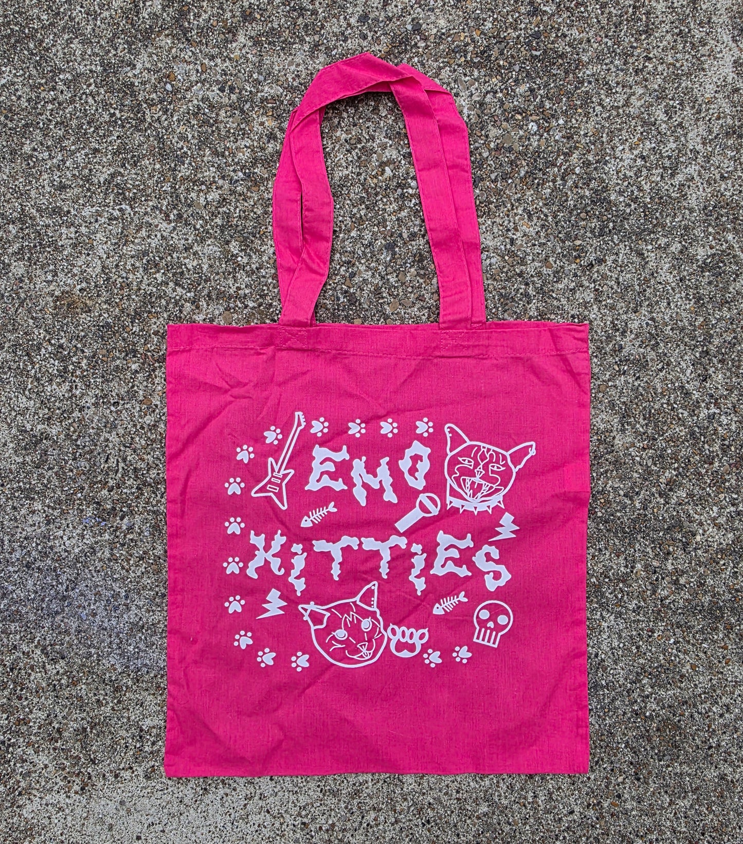 Emo Kitties Tote Bag
