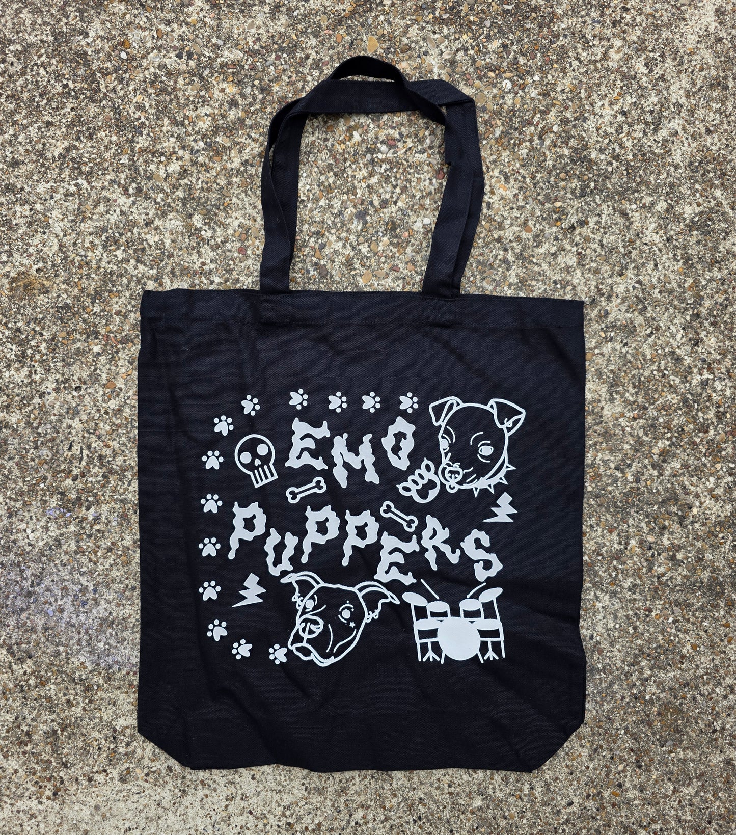 Emo Puppers Tote Bag