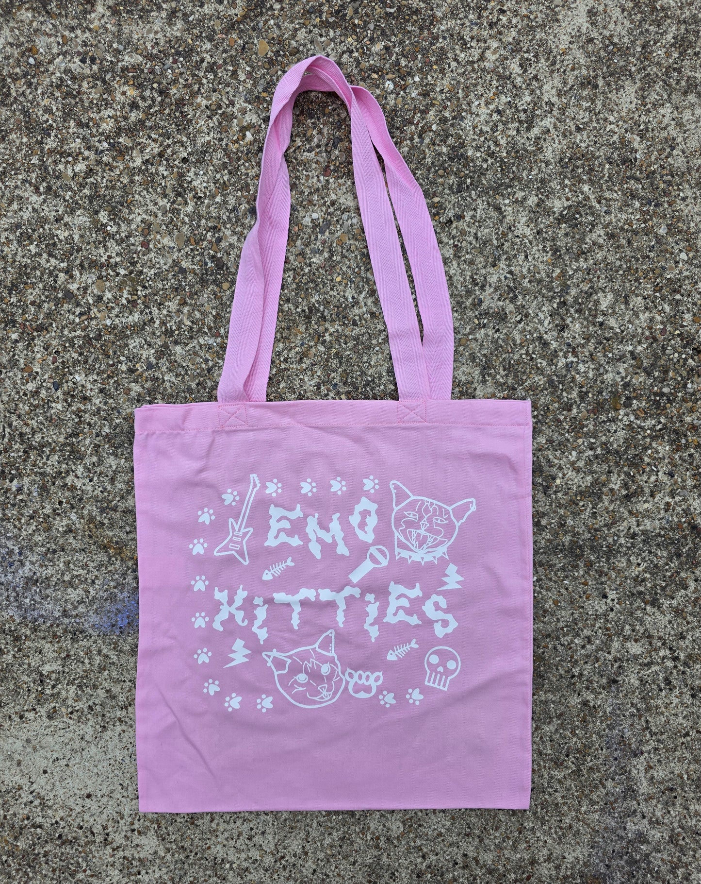 Emo Kitties Tote Bag