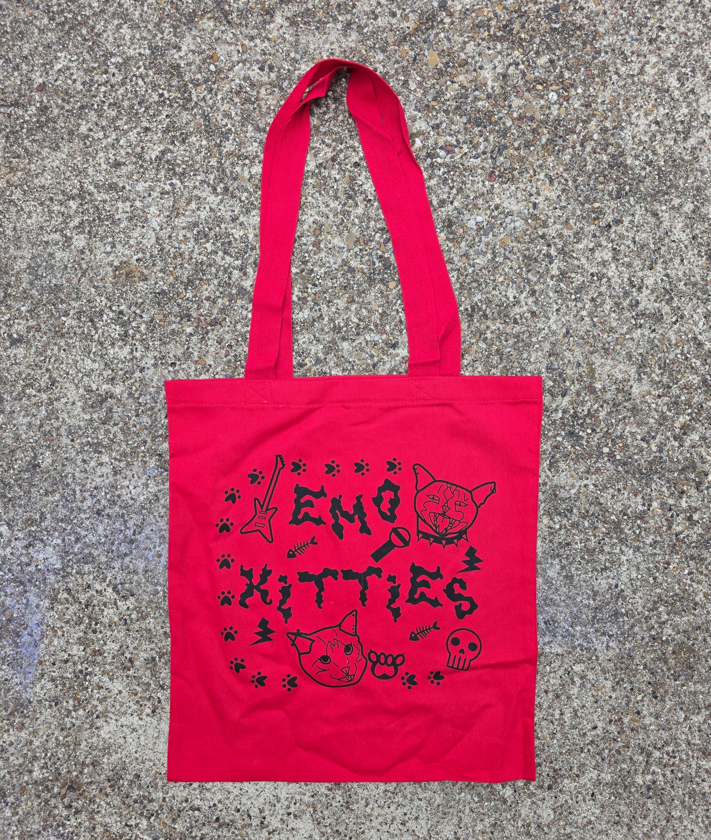 Emo Kitties Tote Bag