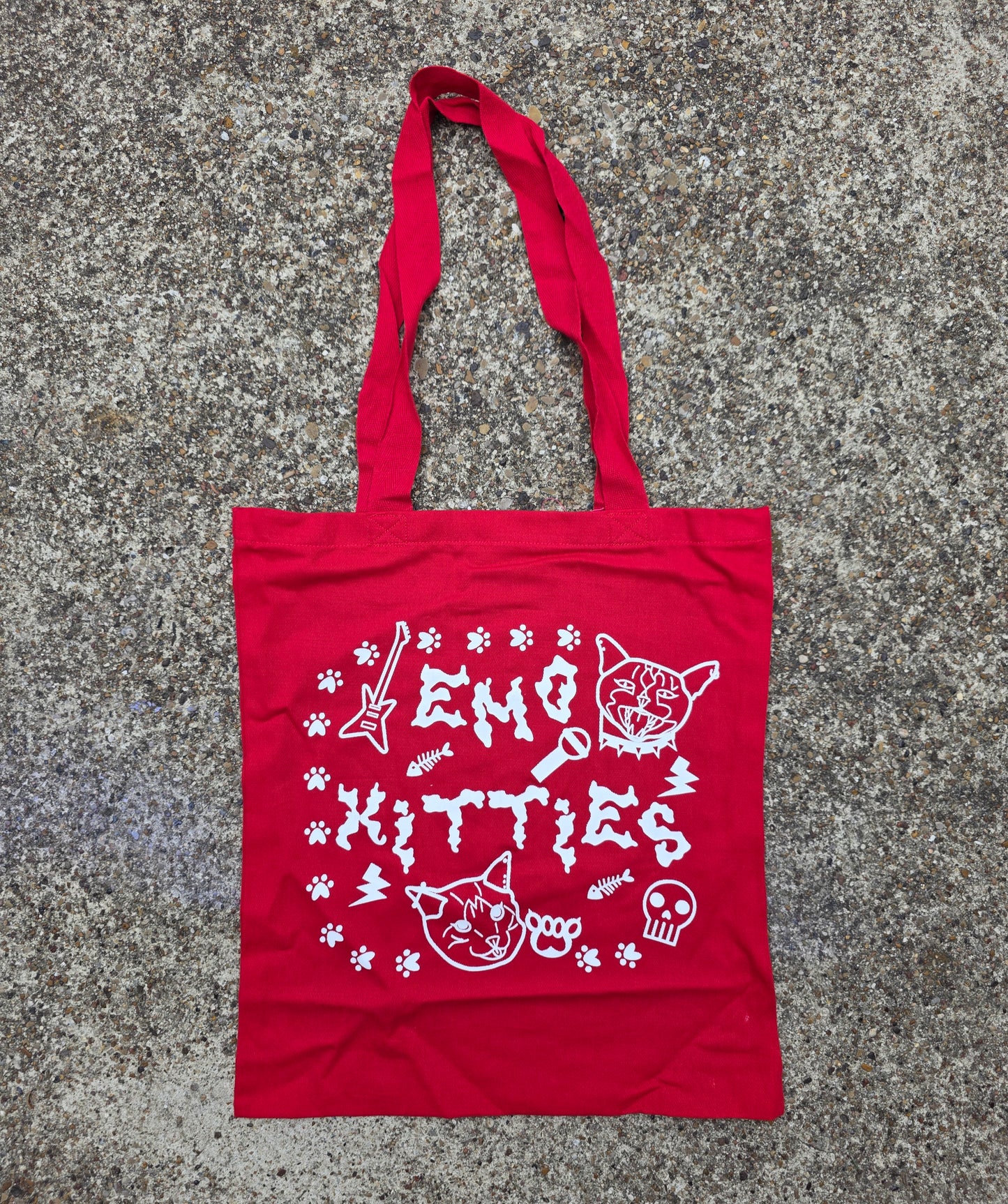 Emo Kitties Tote Bag