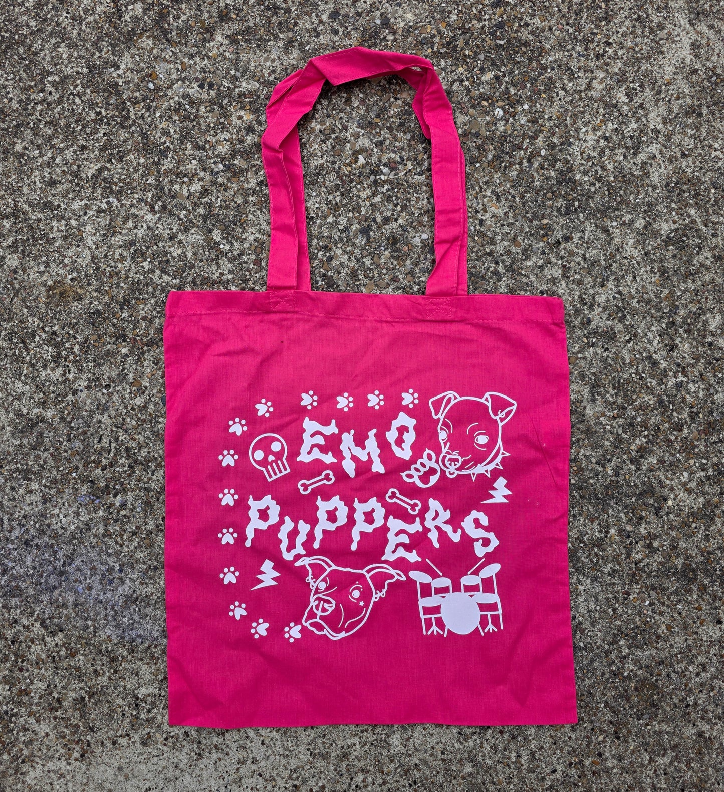 Emo Puppers Tote Bag