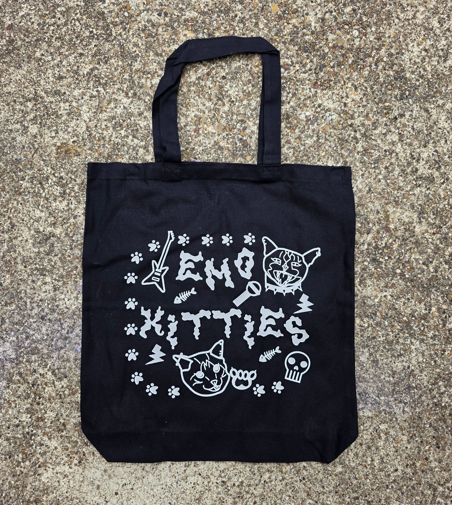 Emo Kitties Tote Bag
