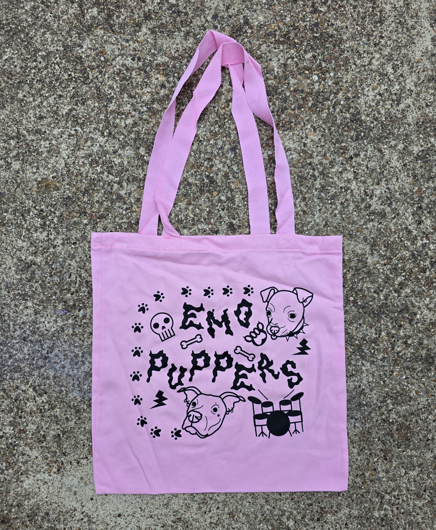 Emo Puppers Tote Bag