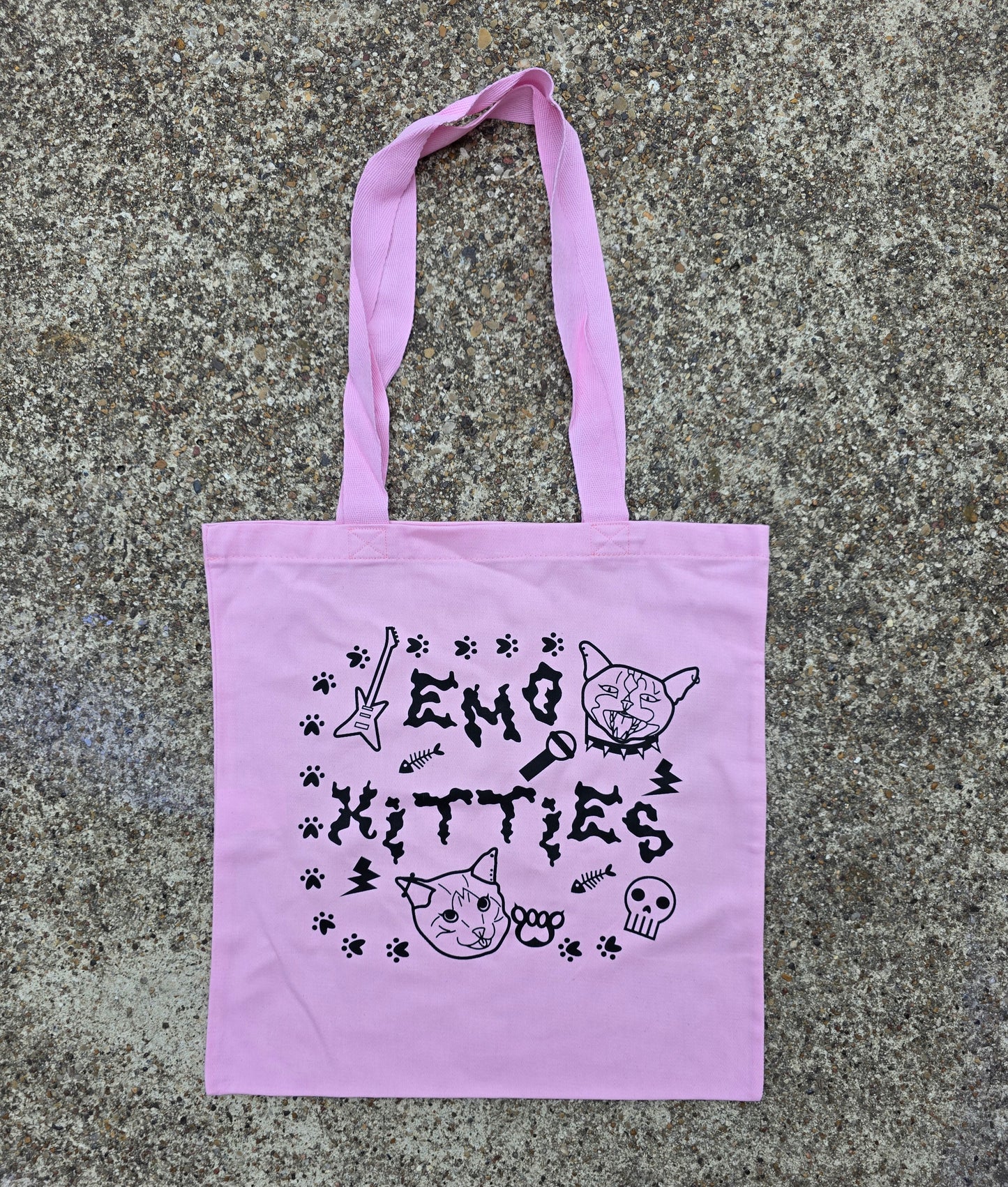 Emo Kitties Tote Bag